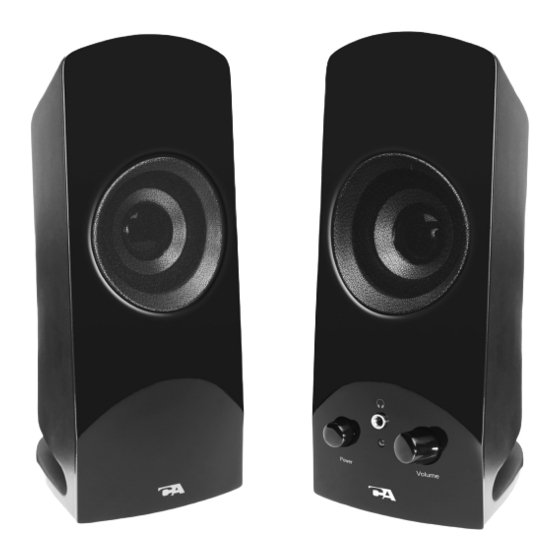 Cyber Acoustics CA-2018 Owner's Manual