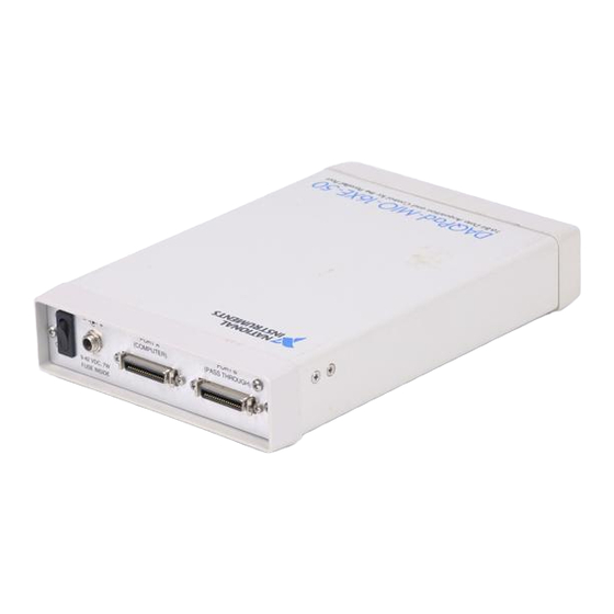 NI DAQPad-MIO-16XE-50 User Manual