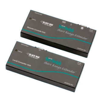 Black Box ServSwitch ACU075A-PS2 Quick Start Manual