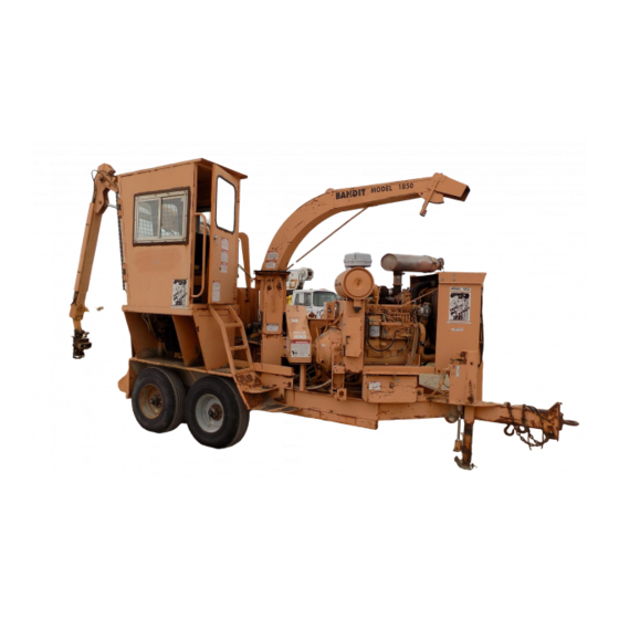 Brush Bandit 1850 Operating & Parts Manual
