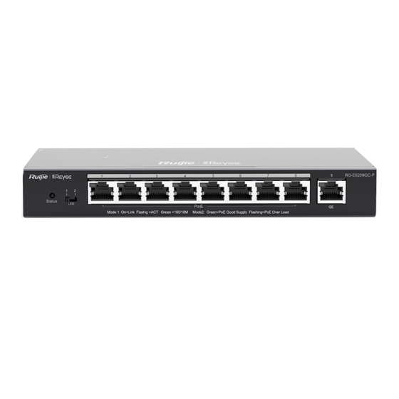 Ruijie RG-ES200 Series Web-Based Configuration Manual
