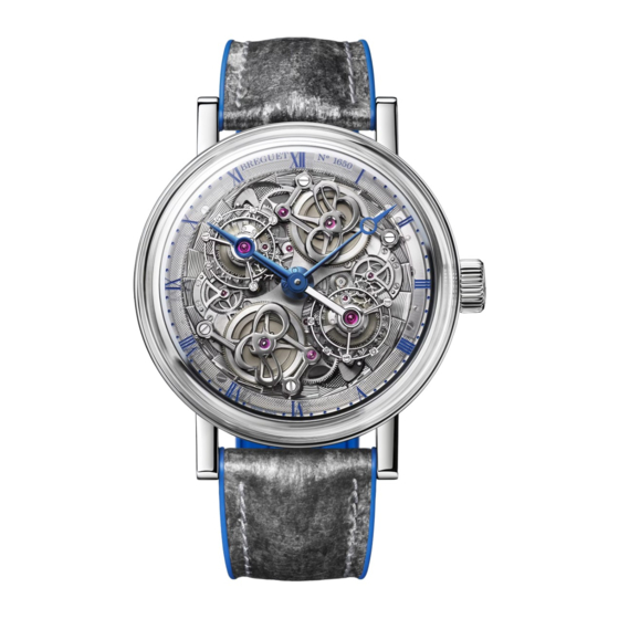 Breguet CLASSIQUE DOUBLE TOURBILLON 5345 Instructions For Use Manual