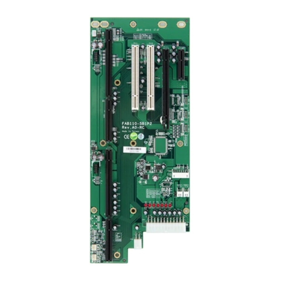AXIOMTEK FAB110-5B1P2 Quick Installation Manual