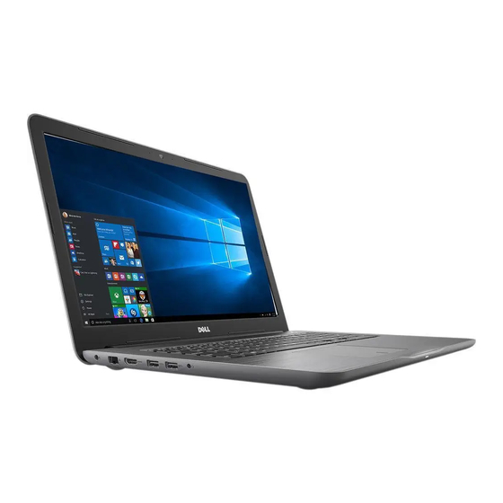 Dell Inspiron 17 5000 Setup And Specifications