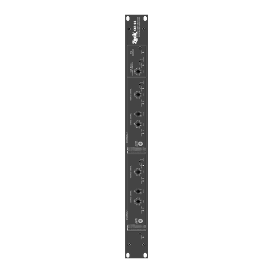 Zeck Audio CCR24 Owner's Manual