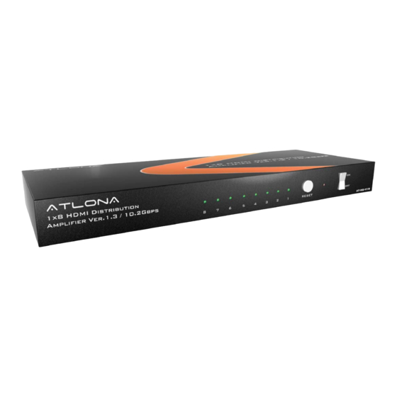Atlona AT-HD-V18 User Manual