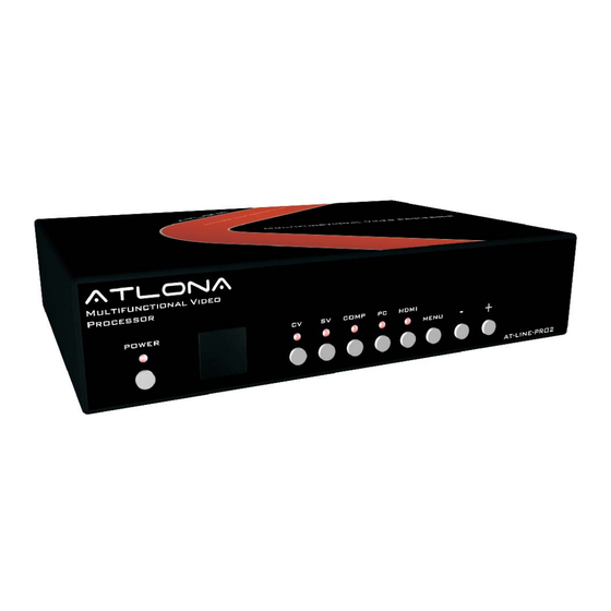 Atlona AT-LINE-PRO2 User Manual