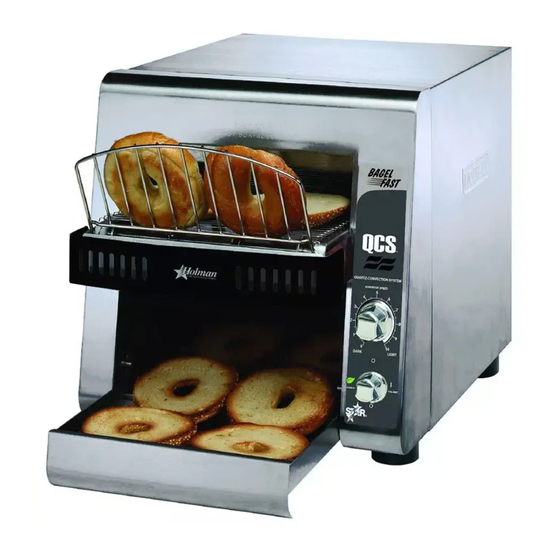 Holman QS3-1600B-E Conveyor Toaster Manuals