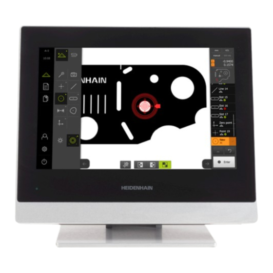 HEIDENHAIN QUADRA-CHEK 3000 Operating Instructions Manual
