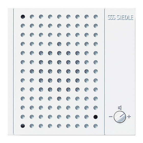 SSS Siedle NS 511-01 Product Information