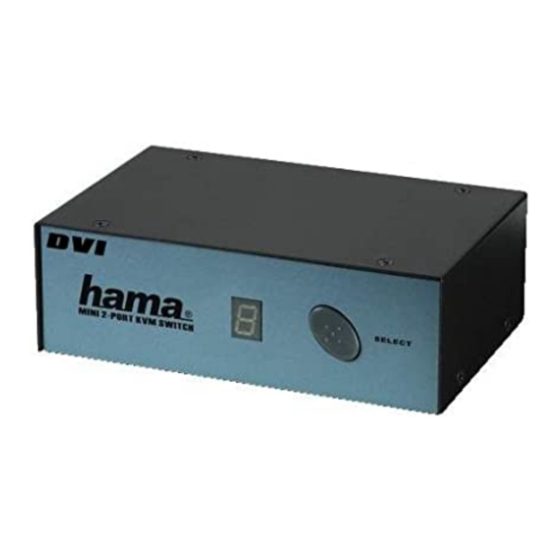 Hama 00062898 Operating	 Instruction