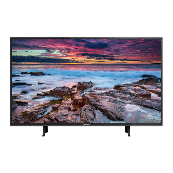 Panasonic TH-43FX600A Smart LED TV Manuals