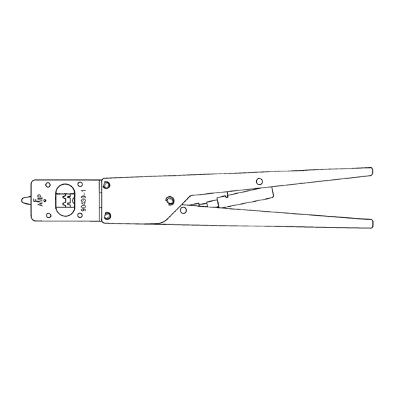 Tyco Electronics 90430-1 Instruction Sheet