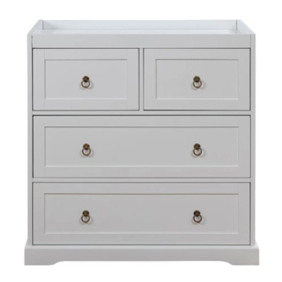 Mocka Hamptons Change Table Assembly Instructions Manual
