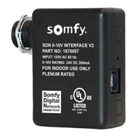 SOMFY SDN 0-10V Interface V2 Programming Manual