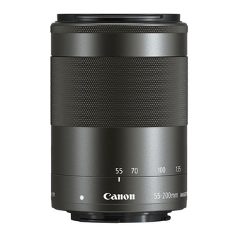 Canon EF-M 55-200mm f/4.5-6.3 IS STM Instructions