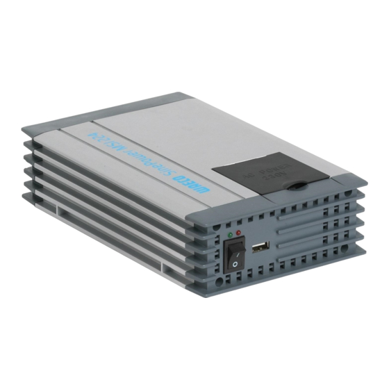 Dometic GROUP Waeco SinePower MSI212 Installation And Operating Manual