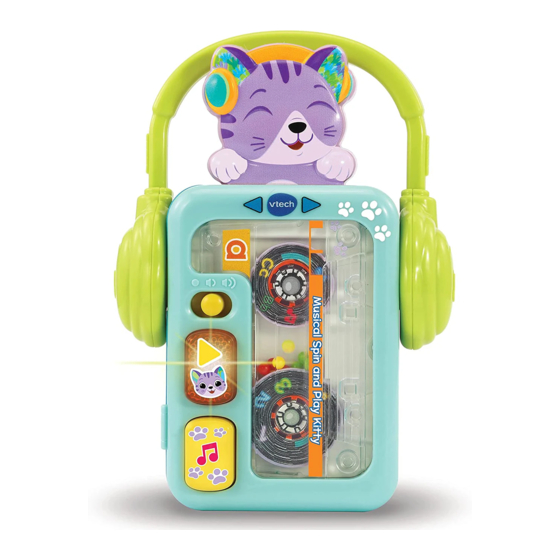 VTech Baby Musical Spin and Play Kitty Instruction Manual