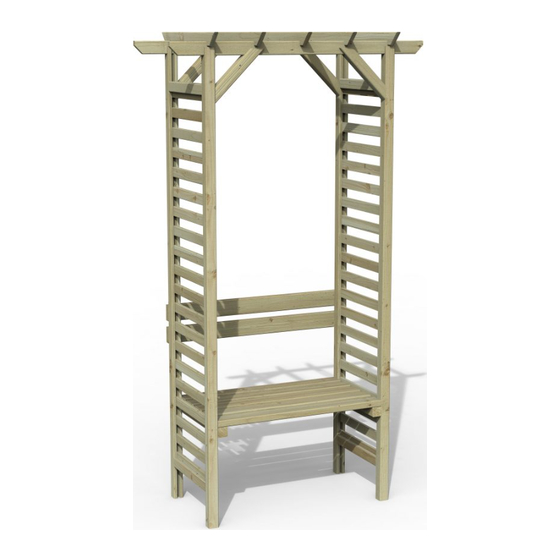 Forest SLATTED PALMA ARBOUR Instructions
