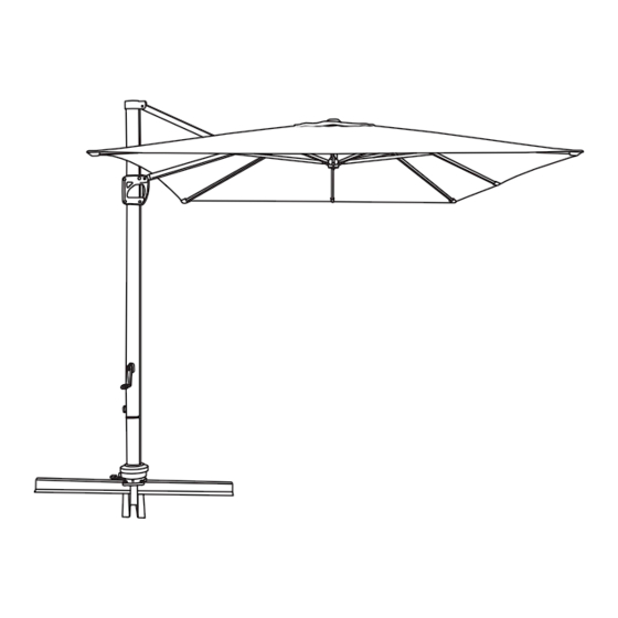 Treasure Garden AD45 Cantilever Assembly And Operation Manual