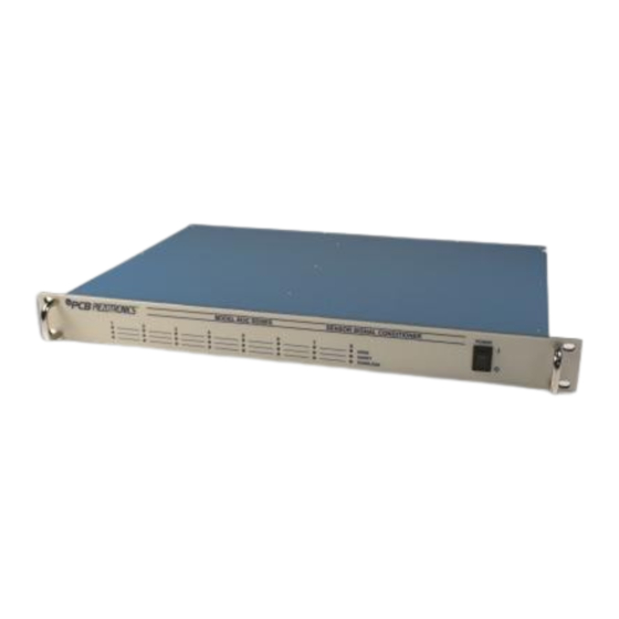 PCB Piezotronics 477A06 Installation And Operating Manual