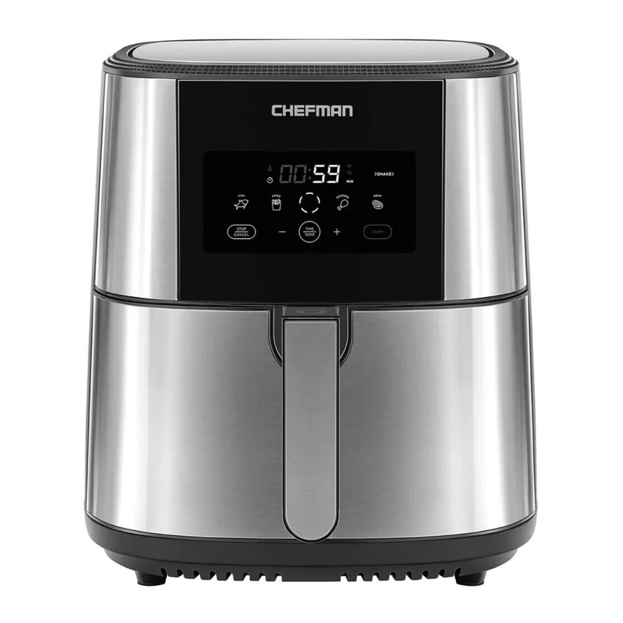 Chefman TurboFry Touch RJ38-SQSS-8T-D - AIR Fryer Manual