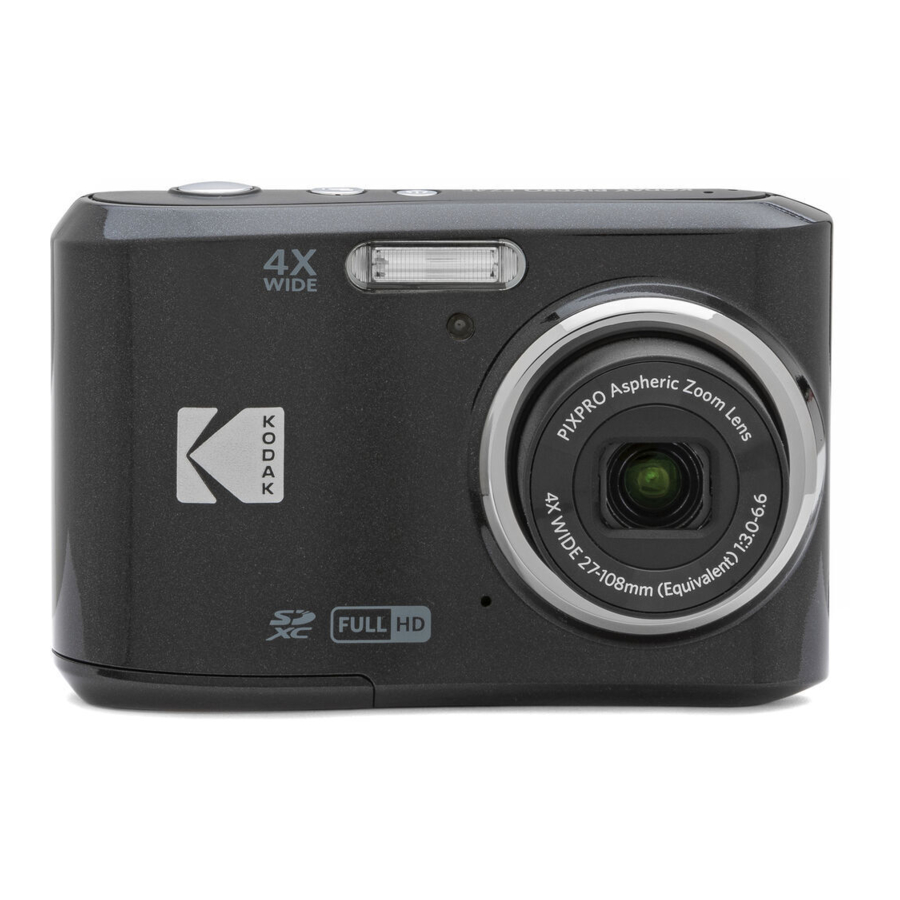 KODAK PIXPRO FZ45 / FZ45-RD / FZ45-BK Manual