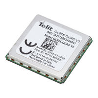 Telit Wireless Solutions GL865 QUAD Hardware User's Manual