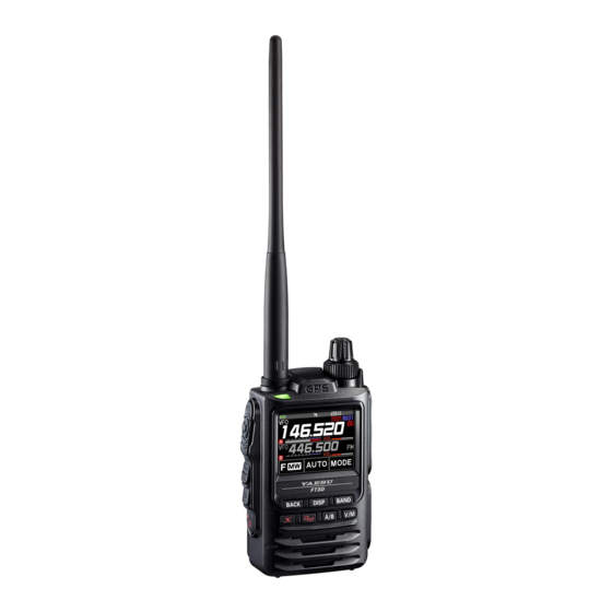 Yaesu FT3Dr Instruction Manual