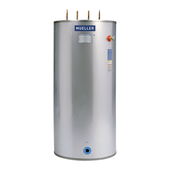 Mueller Fre-Heater D2-120 Installation And Operation Manual