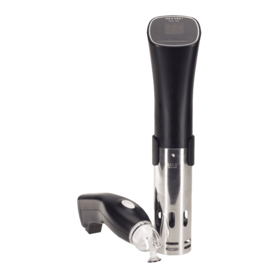 Nouvel Sous Vide Complete-Set Instructions For Use Manual
