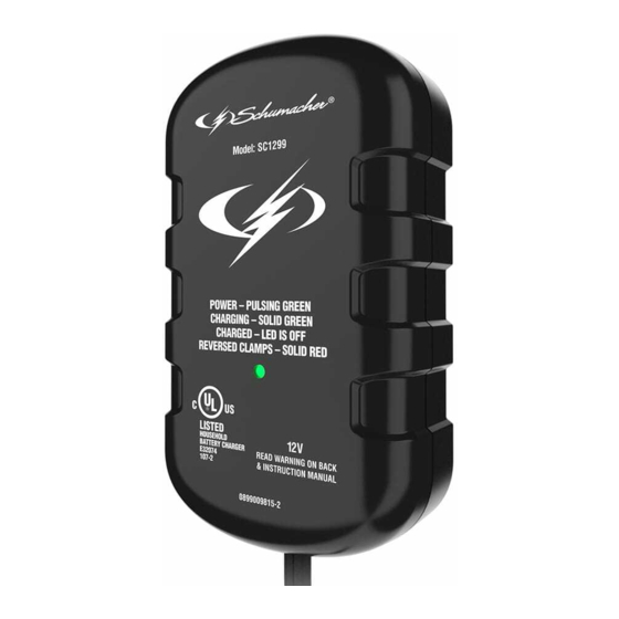 Schumacher Electric SC1299 Owner's Manual