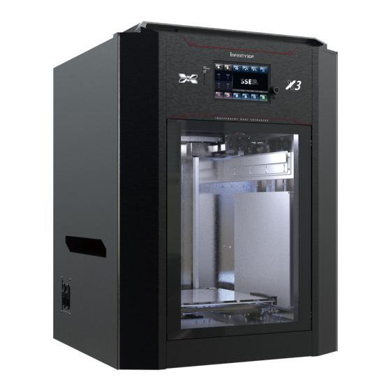 INFINITY3DP X3 Desktop 3D Printer Manuals