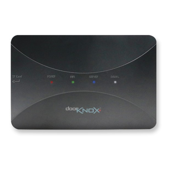 Door Knox VDP300 Instruction Manual