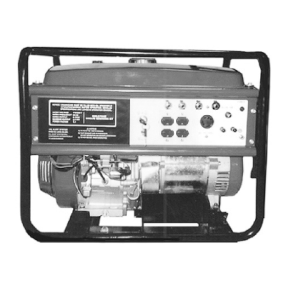 Harbor Freight Tools 56088 Generator User Manual