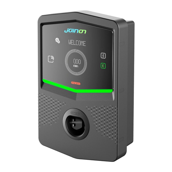 Gewiss JOINON I-CON PREMIUM GWJ3201A User And Installation Manual