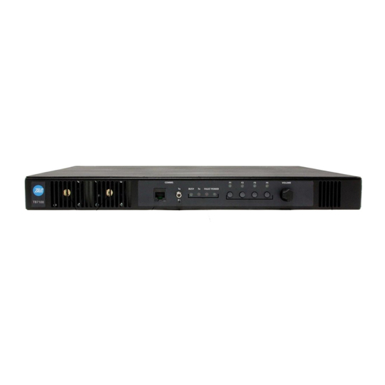 Tait TB7200 Installation And Operation Manual