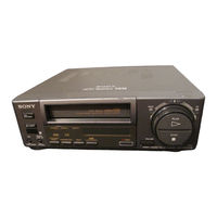 Sony EV-C500E Operating Instructions Manual