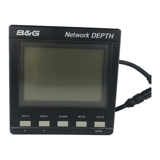 B&G Network DEPTH User Manual