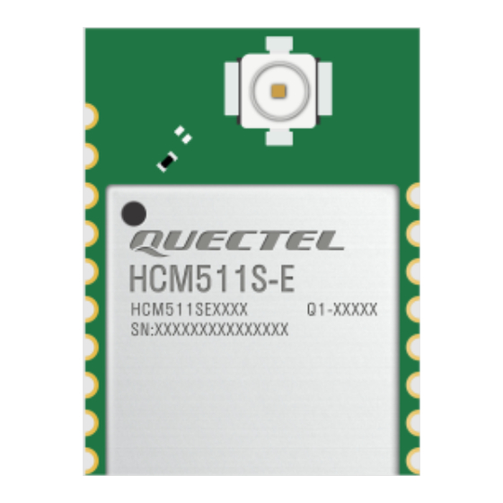 Quectel HCM511S-E Hardware Design