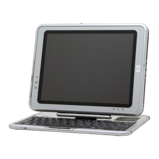 HP TC1100 - Compaq Tablet PC Startup Manual