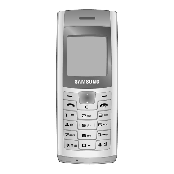 Samsung SGH-C170 Service Manual