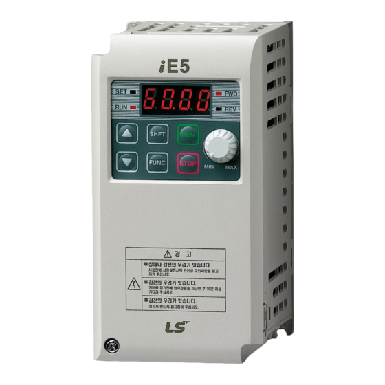 LS Industrial Systems SV-iE5 User Manual