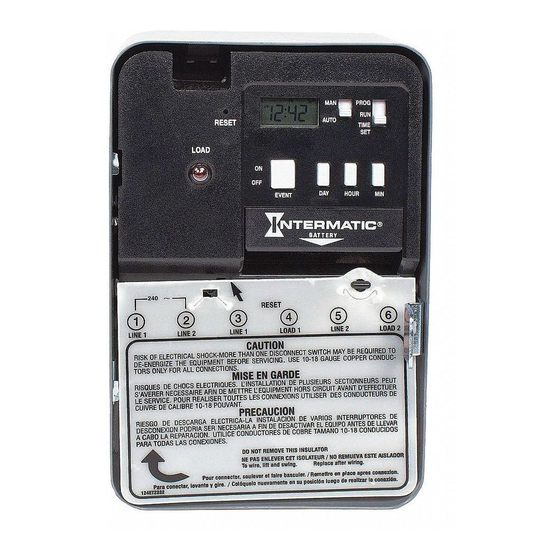 Intermatic EH10 Installation Instructions Manual