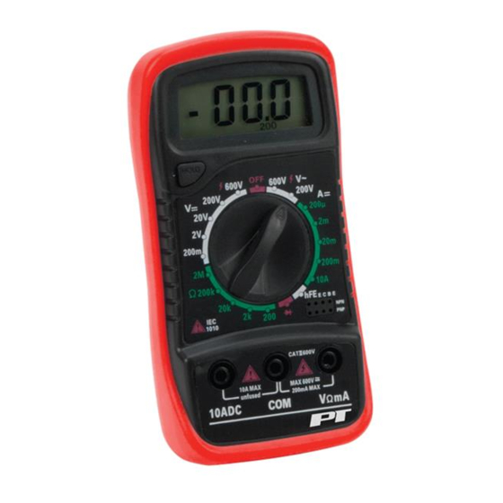 Performance Tool W1714 Owner's Manual