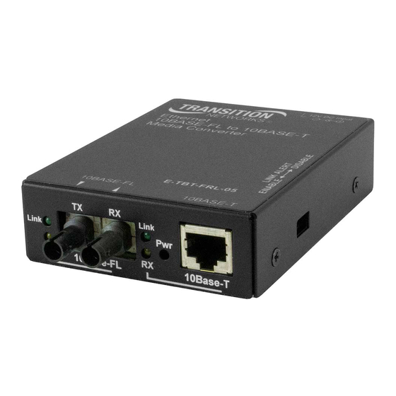 Transition Networks E-TBT-FRL-03(L) User Manual
