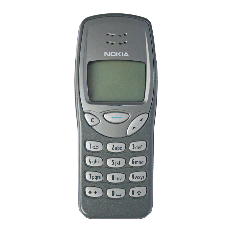 Nokia 3210 User Manual