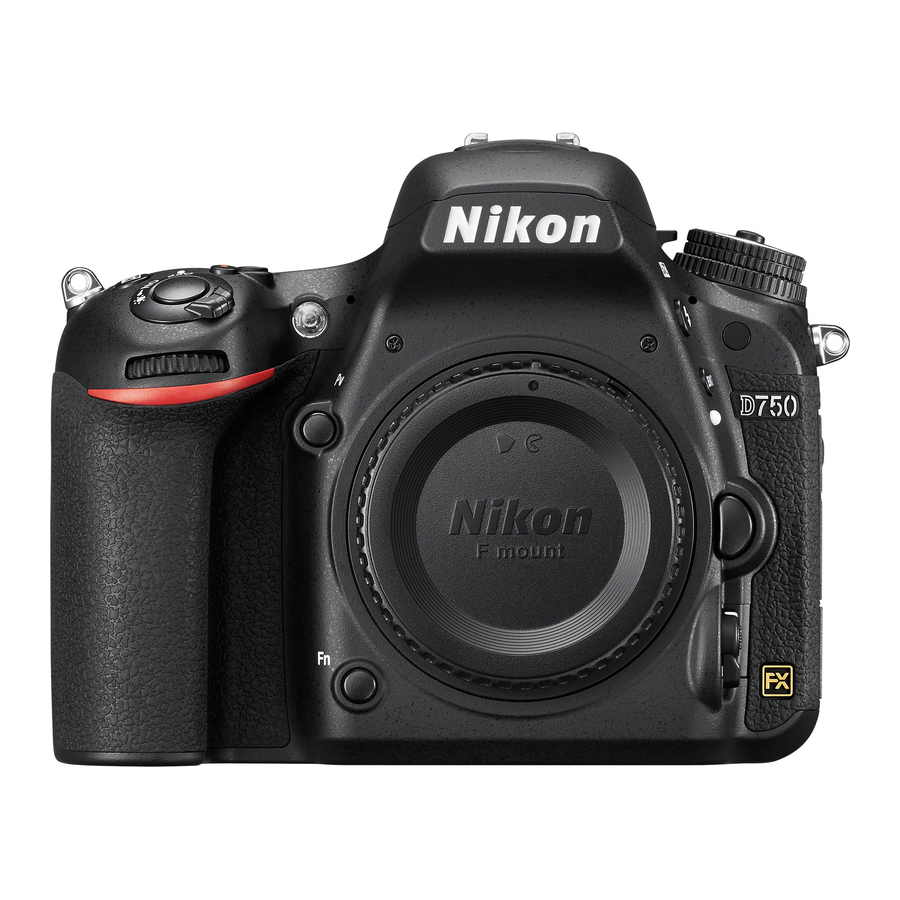 Nikon D750 Camera Manual