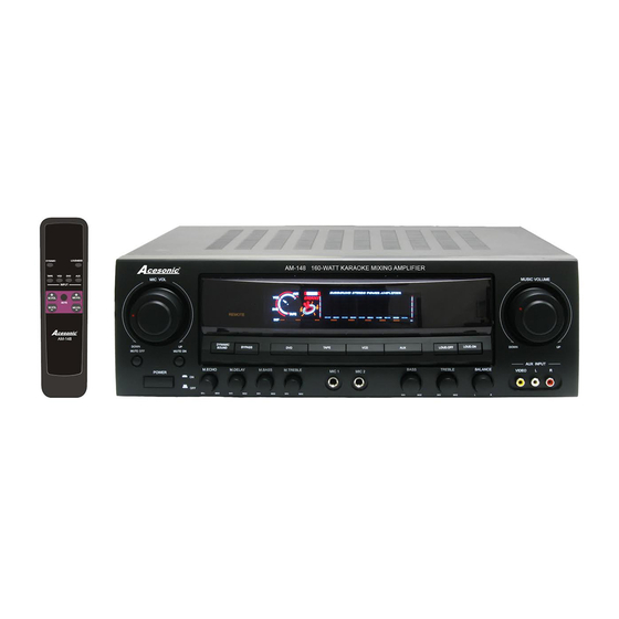 Acesonic AM-148 User Manual