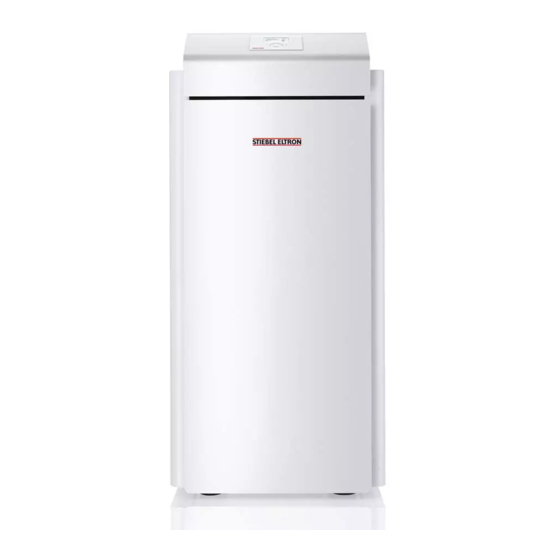 STIEBEL ELTRON WPF 04 Operation And Installation